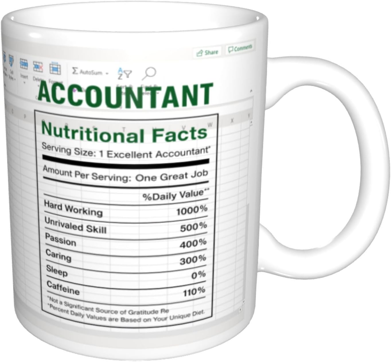 FEIMOT Accountant Gifts Spreadsheet Tumbler, Accountant Gifts for Women Men CPA Coworkers, Ohh This Calls for A Spreadsheet for Boss，Accountants Gift Coffee Mug for Birthday Christmas - Image 3