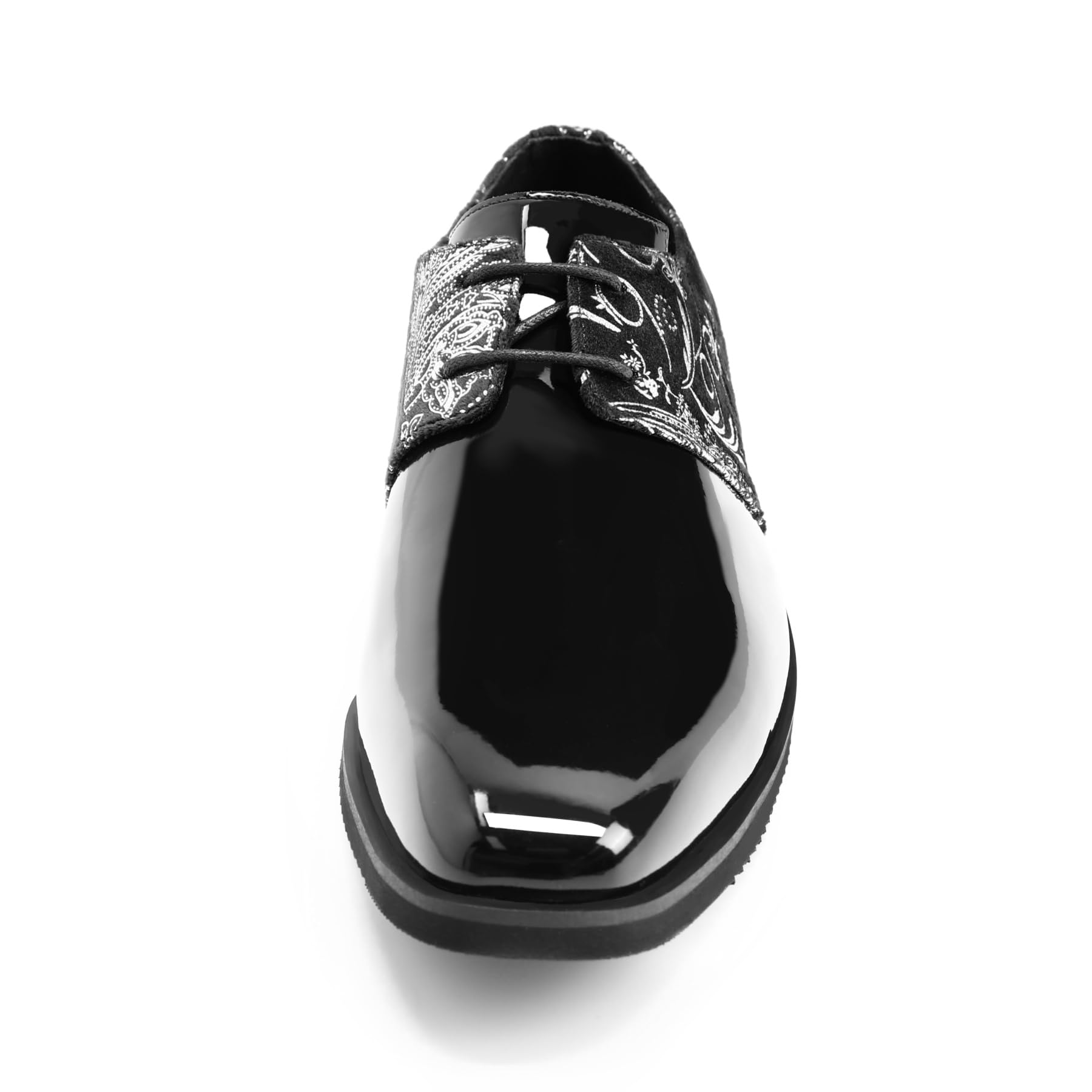 YFFUSHI Zapatos de Hombre Jacquard con Cordones Zapatos de Vestir Oxford Derby Brogues