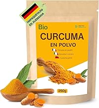 Curcuma en Polvo Ecologica BIO 250g - Cúrcuma Ecológica 100% Natural – 100% Raíz de Cúrcuma Finamente Secada y Molida, Superalimento Especia sin Aditivos, Vegana, Superfood de Detox Orgánica