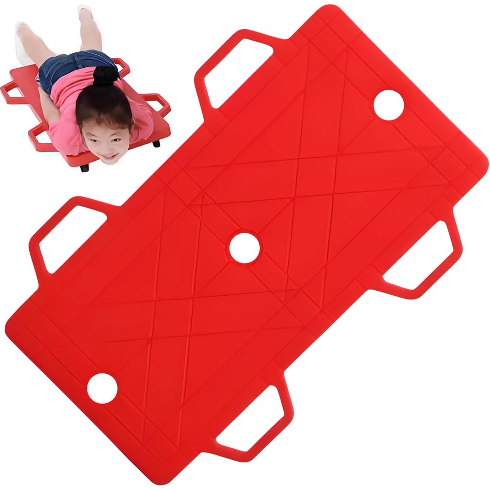 Monopattino per bambini con ruote girevoli a 360° per una facile sterzata, favorisce la coordinazione del corpo, ideale per attività in palestra al chiuso e all'aperto