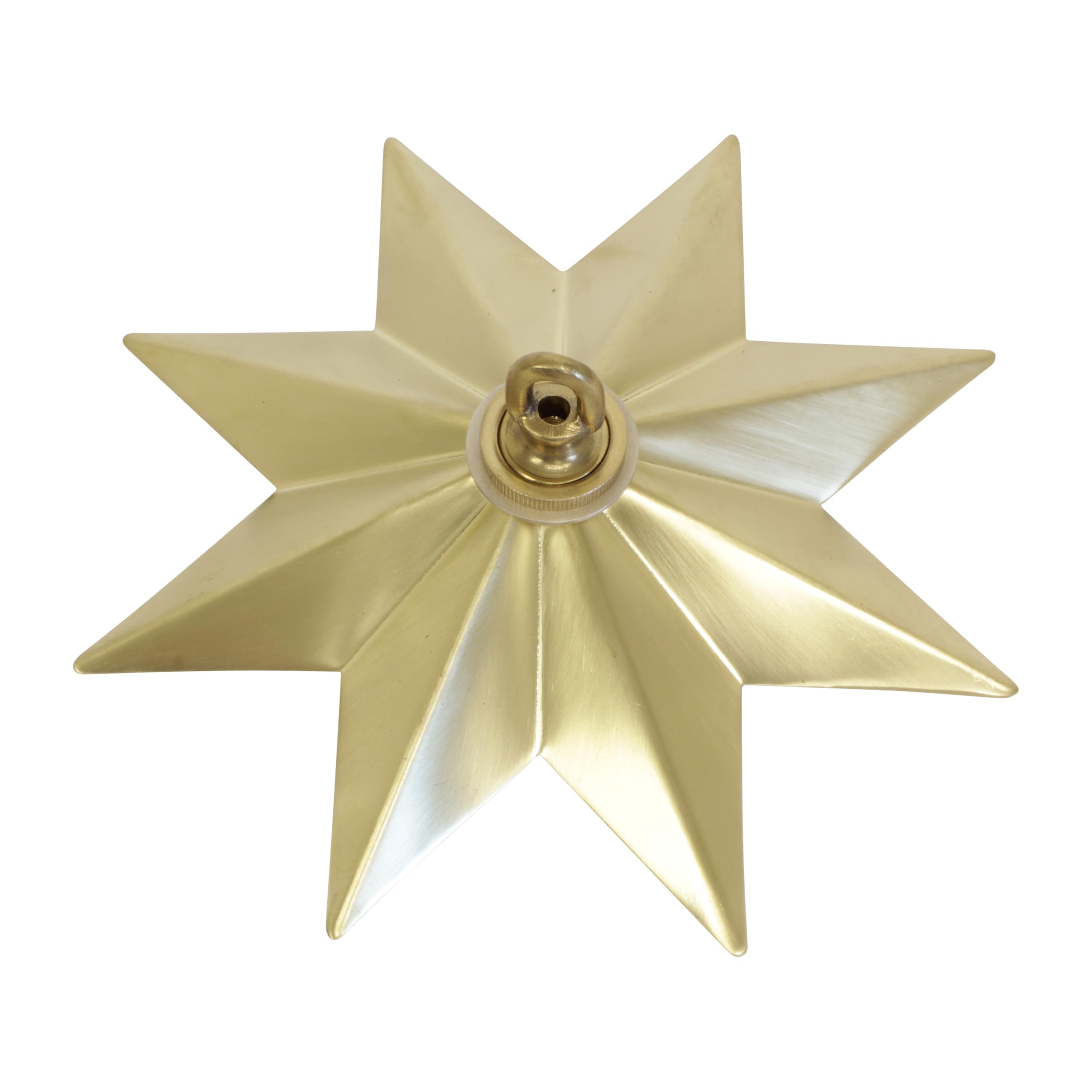 RCH Hardware CN-BR11H-218 Brass Modern Star Ceiling Canopy, 8.6 Inch, Brushed Brass