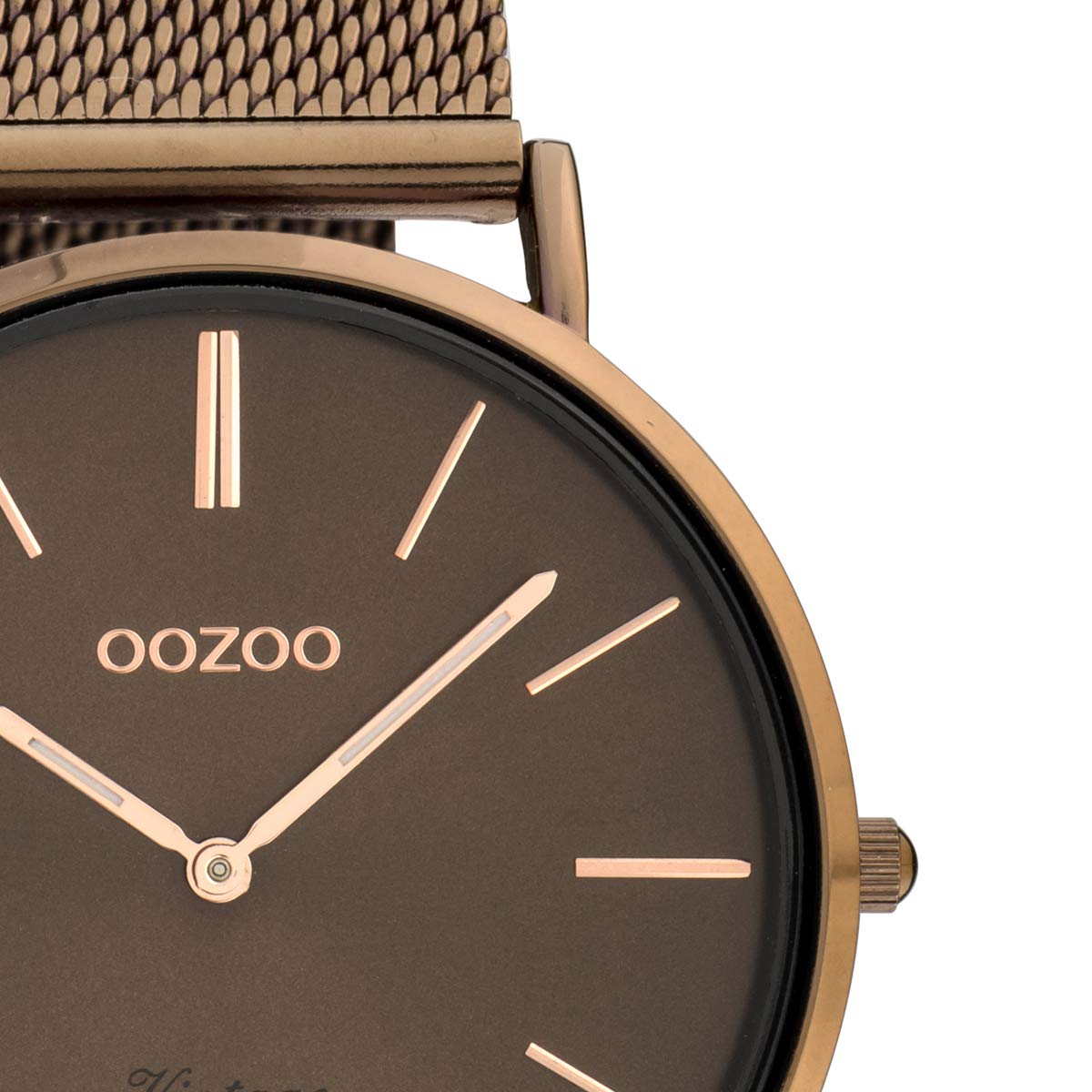 Oozoo Vintage Damenuhr mit Milanaiseband Brown Sugar 40 MM Braun C20004