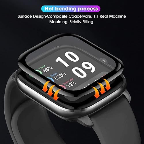 Miniatura 4 de soliocial Paquete de 3 protectores de pantalla para Amazfit GTS 4 Mini protector de pantalla 3D con borde curvado para reloj inteligente cobertura