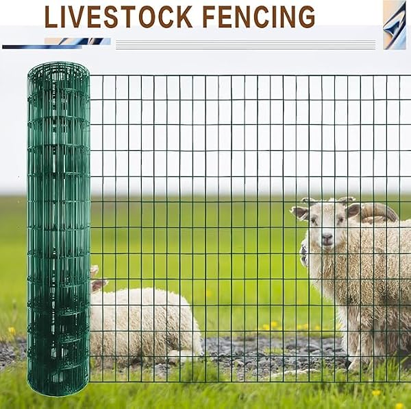 Tongmo 4 ft x 50 ft Black PVC Coated Welded Wire Fence, 16GA Garden Chicken Wire Fence Roll, Mesh Size 2" x 4" Hardware Cloth, Ideal for Yard Protection and Poultry Netting by TONGMO - Image 7