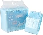 CutiePlusU Diapers Heavy Absorption White 10Pcs (M 28"-38") | Disposable Diaper Dry Surface Diapers All Night for Women and Men