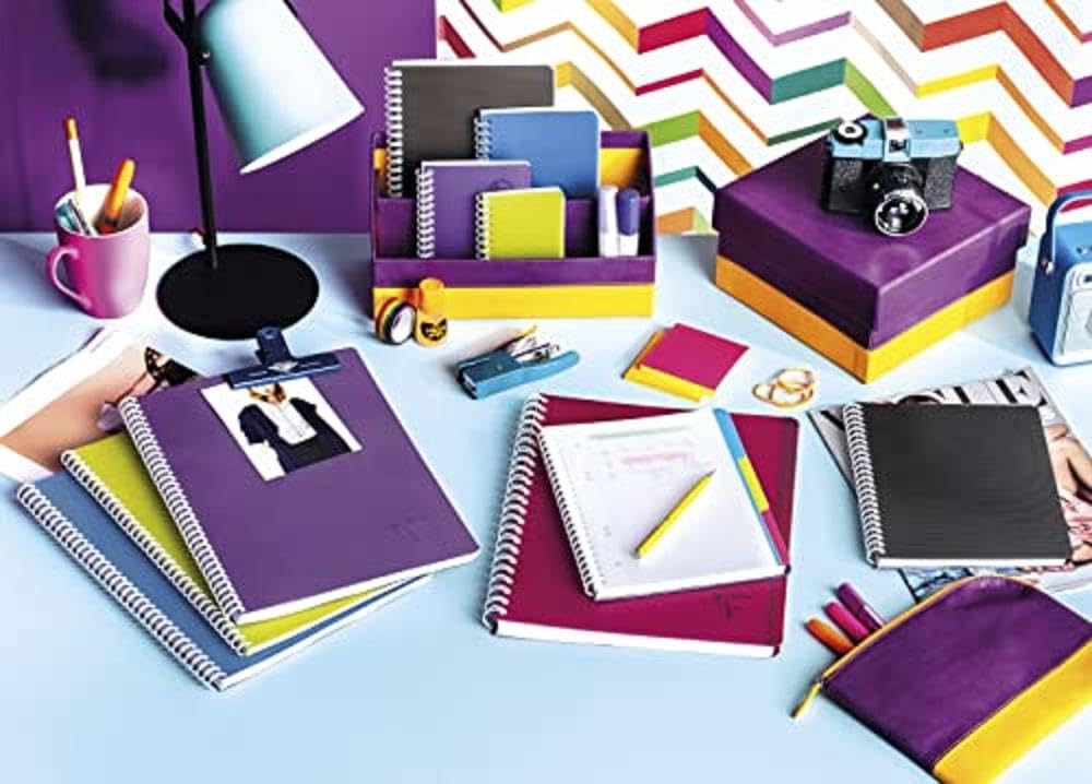Clairefontaine 329725C 10 Hefte Linicolor 17x22cm 50 Blatt kariert sortiert