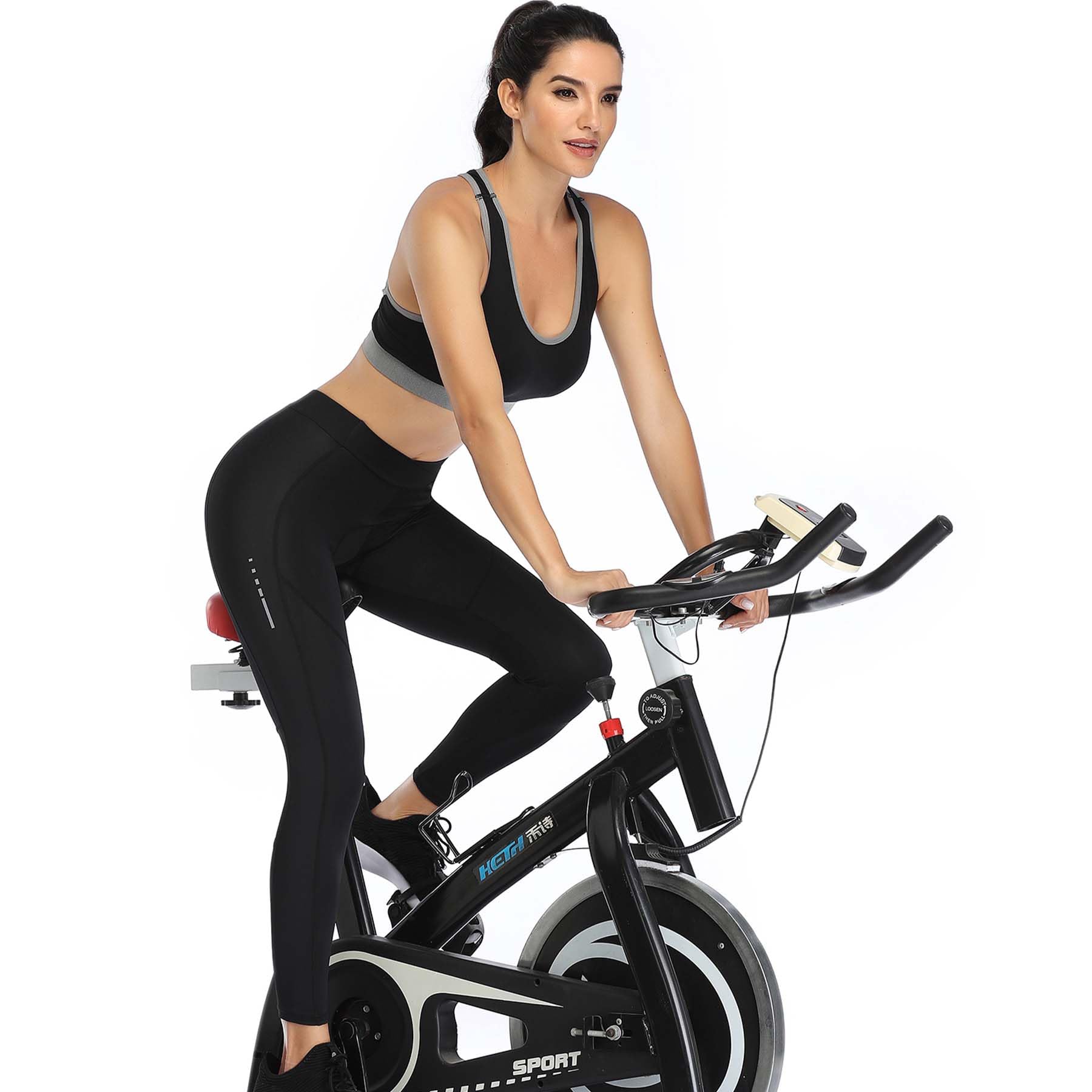Santic Collant da Ciclismo Imbottiti da Donna