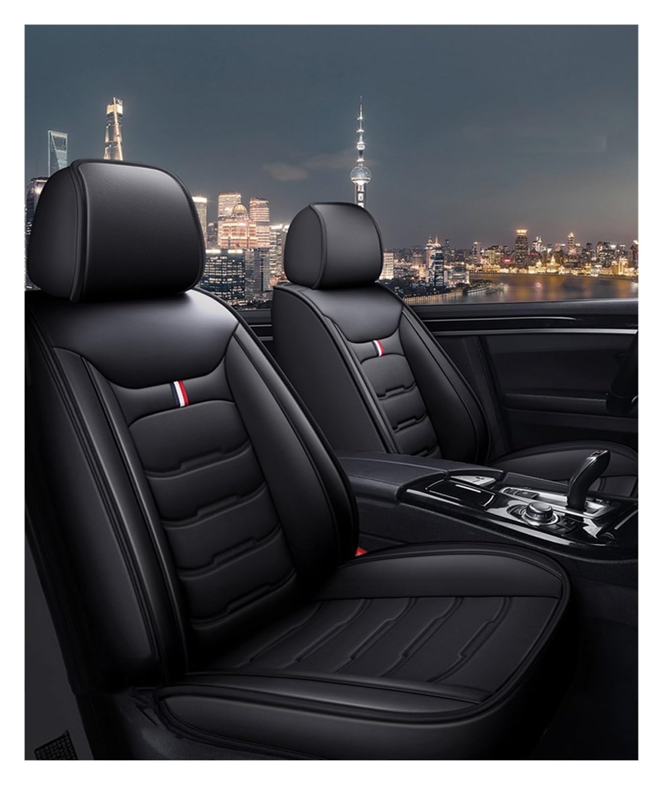 Housse de siège voiture en cuir premium pour intérieur Chevrolet Captiva et Cruze