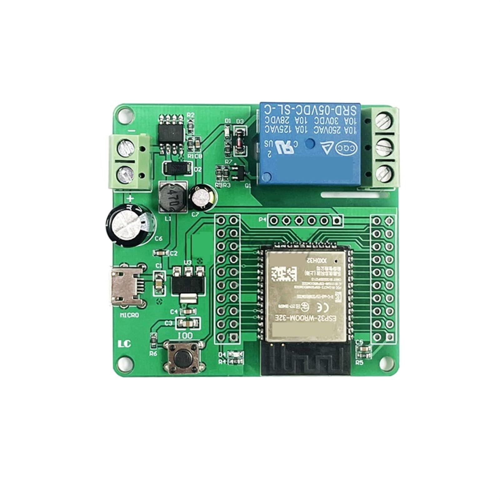 ESP32-WROOM Relais Unique DC5-60V pour domotique et objets connectes DIY