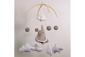 Enchanting Elephant Mobile: Adorn Your Baby's Crib with Grace and Wonder