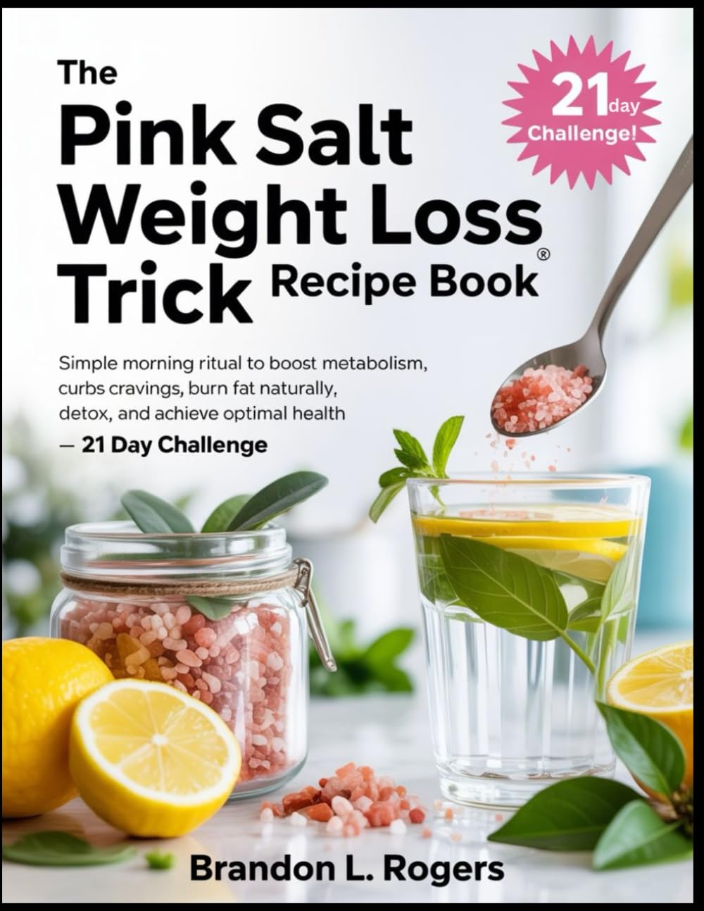 The Pink Salt Weight Loss Trick Recipe Book: Simple Morning Ritual to Boost Metabolism, Curbs Cravings, Burn Fat Naturally, Detox, and Achieve Optimal Health — 21 Day Challenge