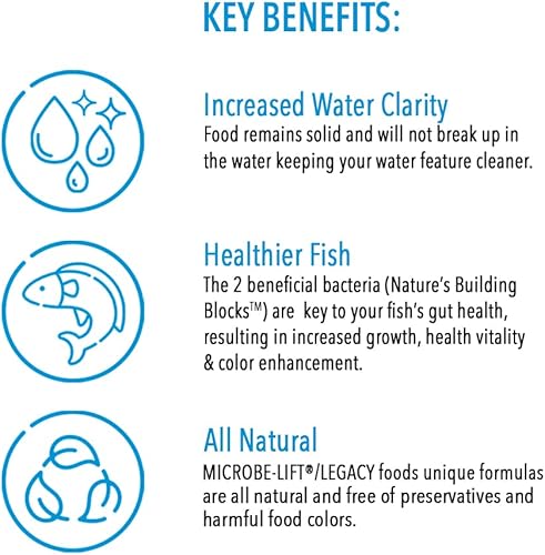 Miniatura 5 de Microbe-Lift MLLHGELG - Pellets flotantes de alto crecimiento y energía para estanques jardines acuáticos y fuentes seguros para peces dorados vivos