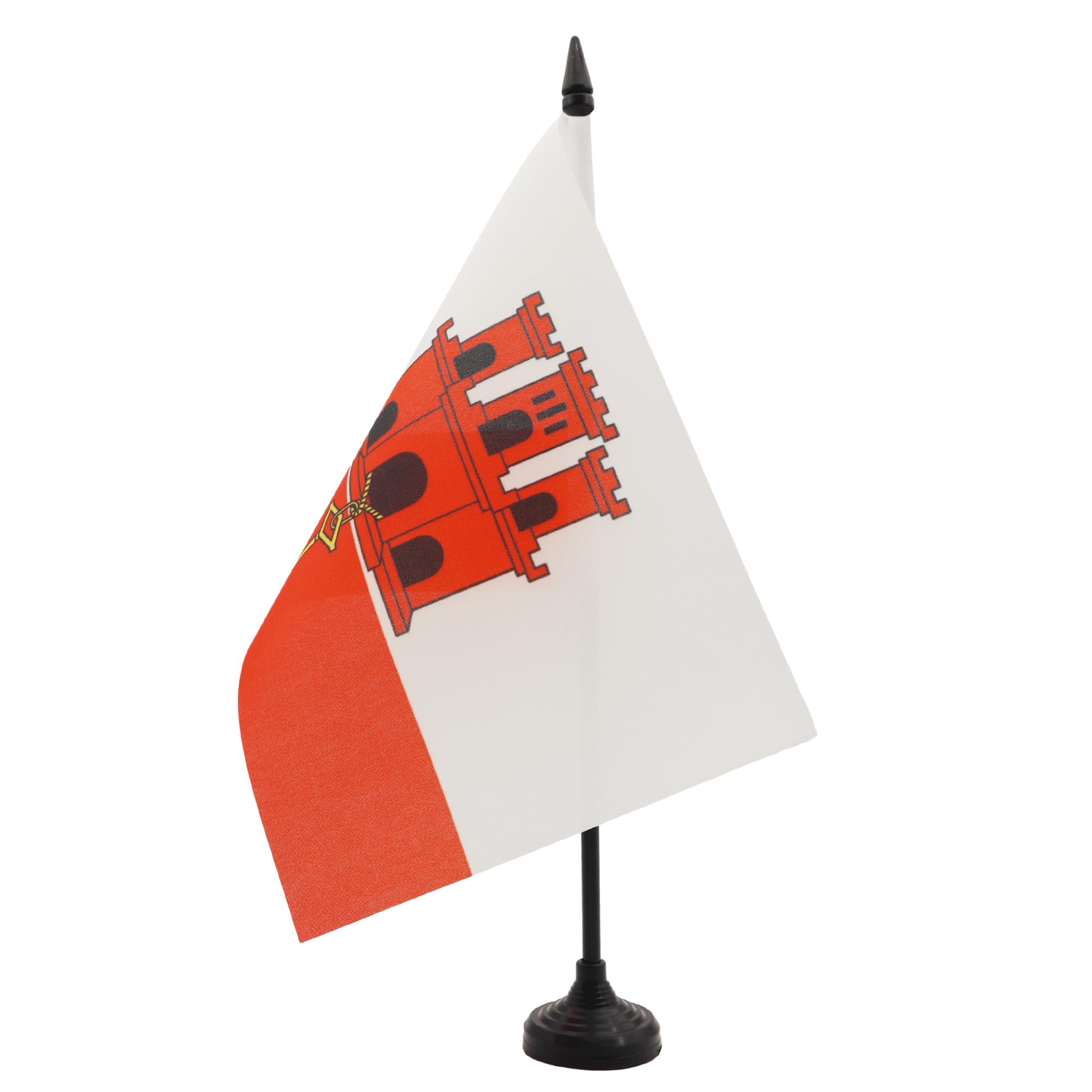 AZ FLAG Gibraltar Table Flag 6x8 in 100D Polyester Plastic Base