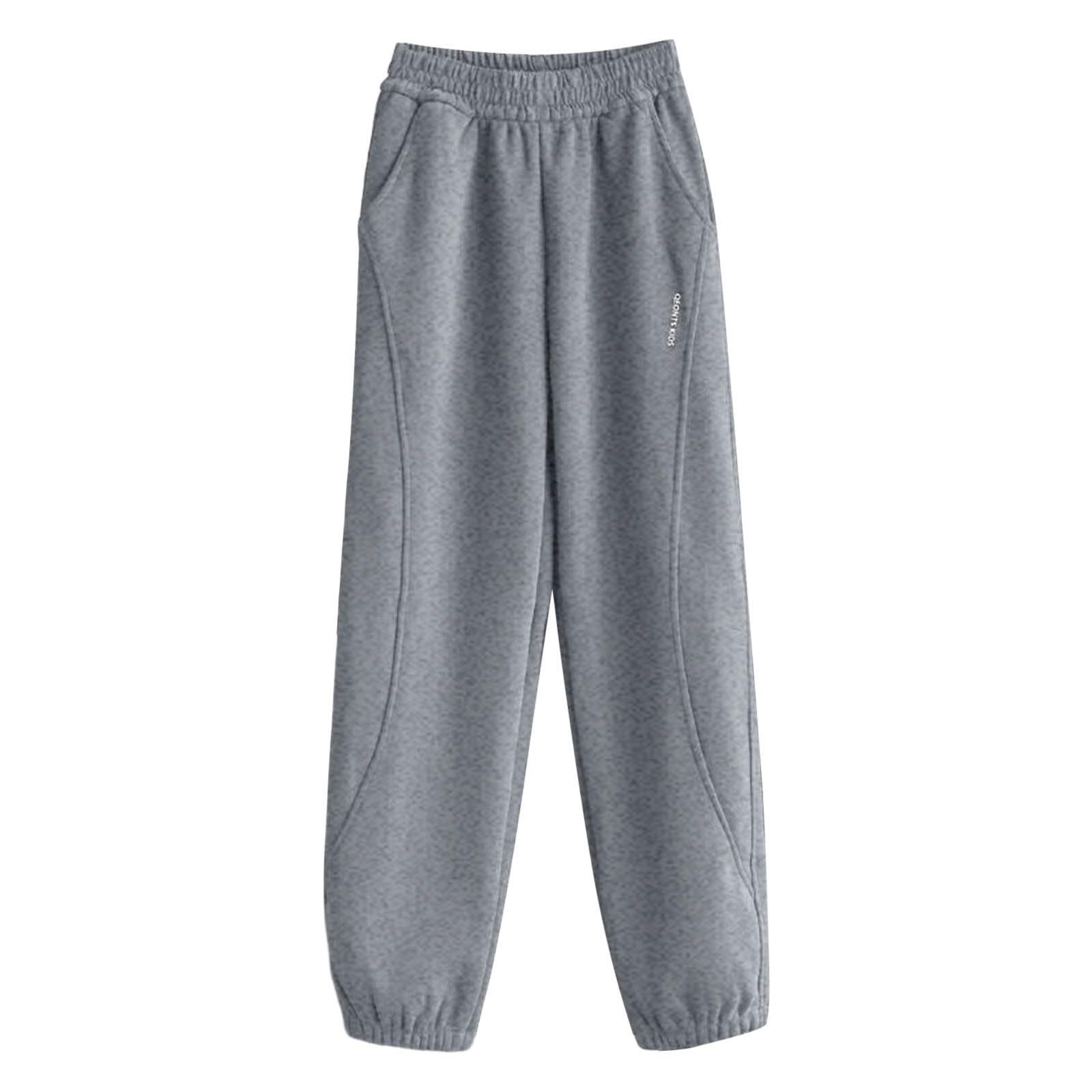 Pantalon Jogging Femme Jogging Fille Pantalon 8 Ans Jean Pantalons De Sport Survêtement Large Enfant Baggy Blanc Vetement 2 Noir Ensemble Thermique Polaire XXL Velours Rouge Coton Legging Molletonné