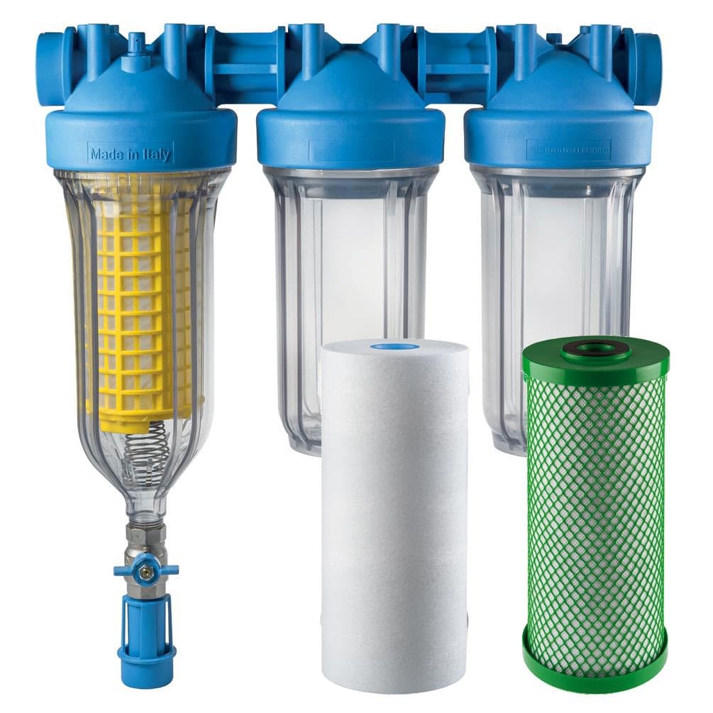 HYDRA BIG TRIO Scalemaster - Filtro dell'acqua anticalcare da 1" ScaleArmor