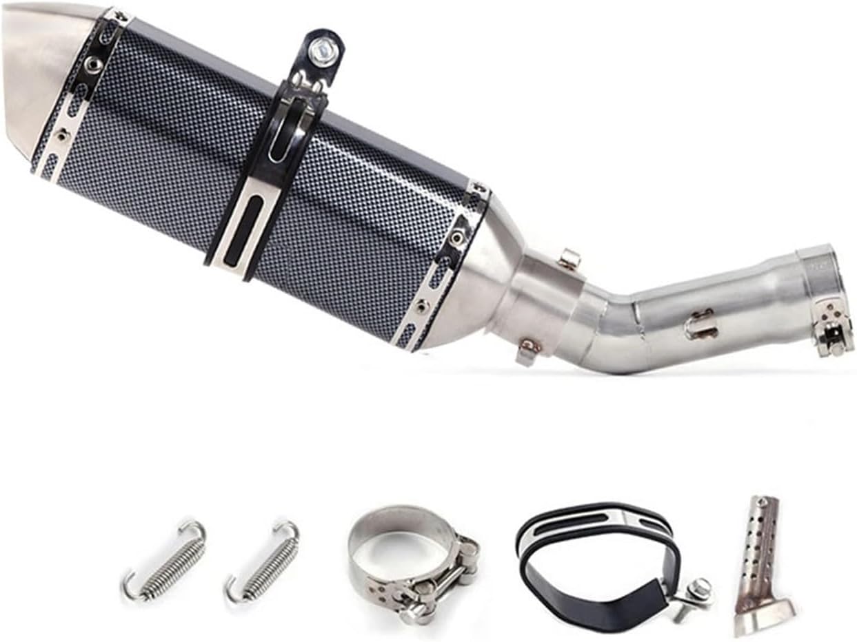 Slip On Exhaust For Yamaha For FZ8N FZ8 FZ800 2010 2011 2012 2013 2015 Motorcycle Muffler Contact Middle Link Pipe