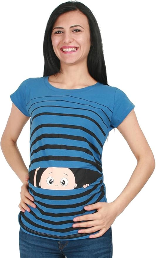 Maglietta Premaman Con Tatuaggio SECRET SEX, Maglietta Premaman Divertente, Maglietta Premaman Per Gravidanza, Abbigliamento Premaman, Idea Regalo Per La Gravidanza, Halloween - Italia - Foto 5