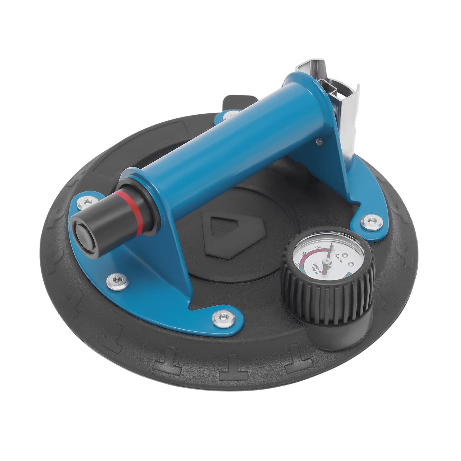 8 Inch Vacuum Suction Cup Lifter Tool Heavy Duty Tile Round Base for Handling Large Glass, Ceramic Tile, Aquarium, Furniture, Plastic, Metal, Slate, etc