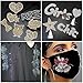 GLTECK Hotfix Applicator, Bedazzler Kit with 5784 PCS Rhinestones for Crafts, DIY Hot Fix Rhinestone Applicator Wand Setter Tool with 7 Tips, 6 Pattern Templates, Gloves, Tweezers & Cleaning Brush