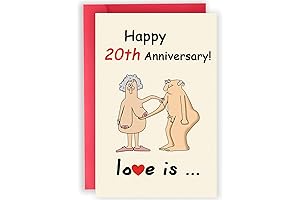 Happy 20th Anniversary Card Gift for Couples