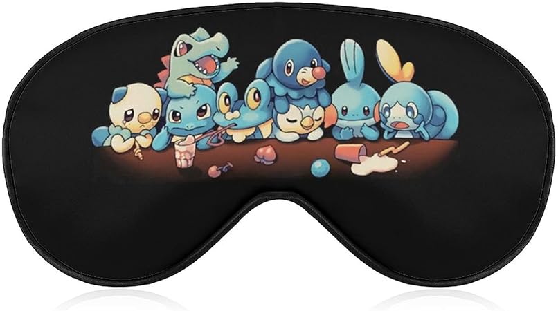 Amazon ポケモン ポッチャマ アイマスク 目隠し 睡眠用 夏用 圧迫感なし 男女兼用 安眠マスク 軽量 遮光 眼精疲労軽減 光を完全に遮断 昼寝 旅行 肌触り 柔らかい 水洗い 調節可能 かわいい 人気 Cnoney Cnoney アイピロー アイマスク