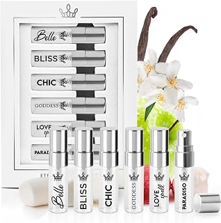 Eternal Discovery Set Women's Modern & Niche 6x3ml Sample Sprayers - Clean Ingredients - Eternal Belle - Eternal Bliss - Eternal Chic - Eternal Goddess - Eternal Love Spell - Eternal Paradiso