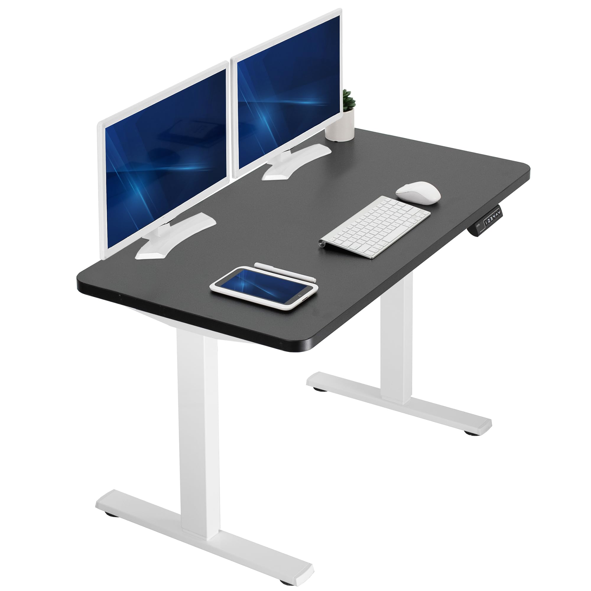 VIVO Black 43 x 24 in Standing Desk, DESK-KIT-1W4B