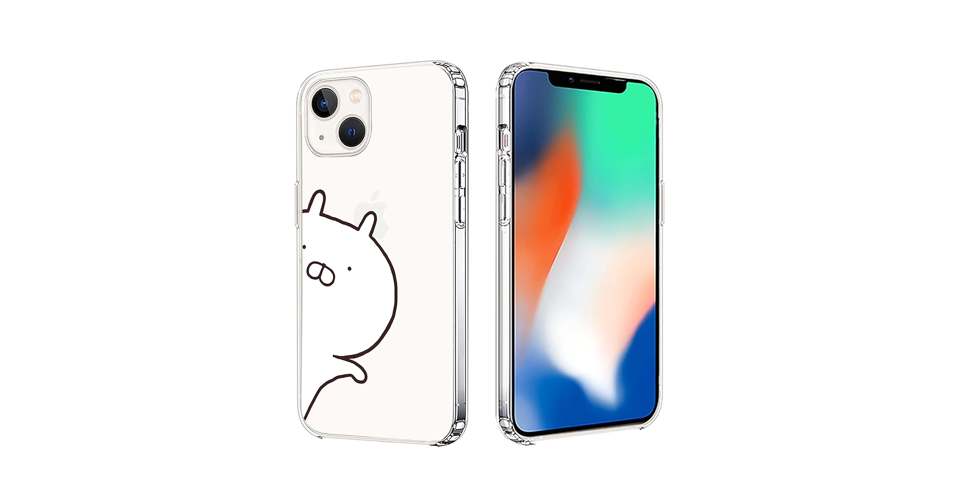 Amazon.co.jp: うさまる スマホ ケース iphone12 mini ケース