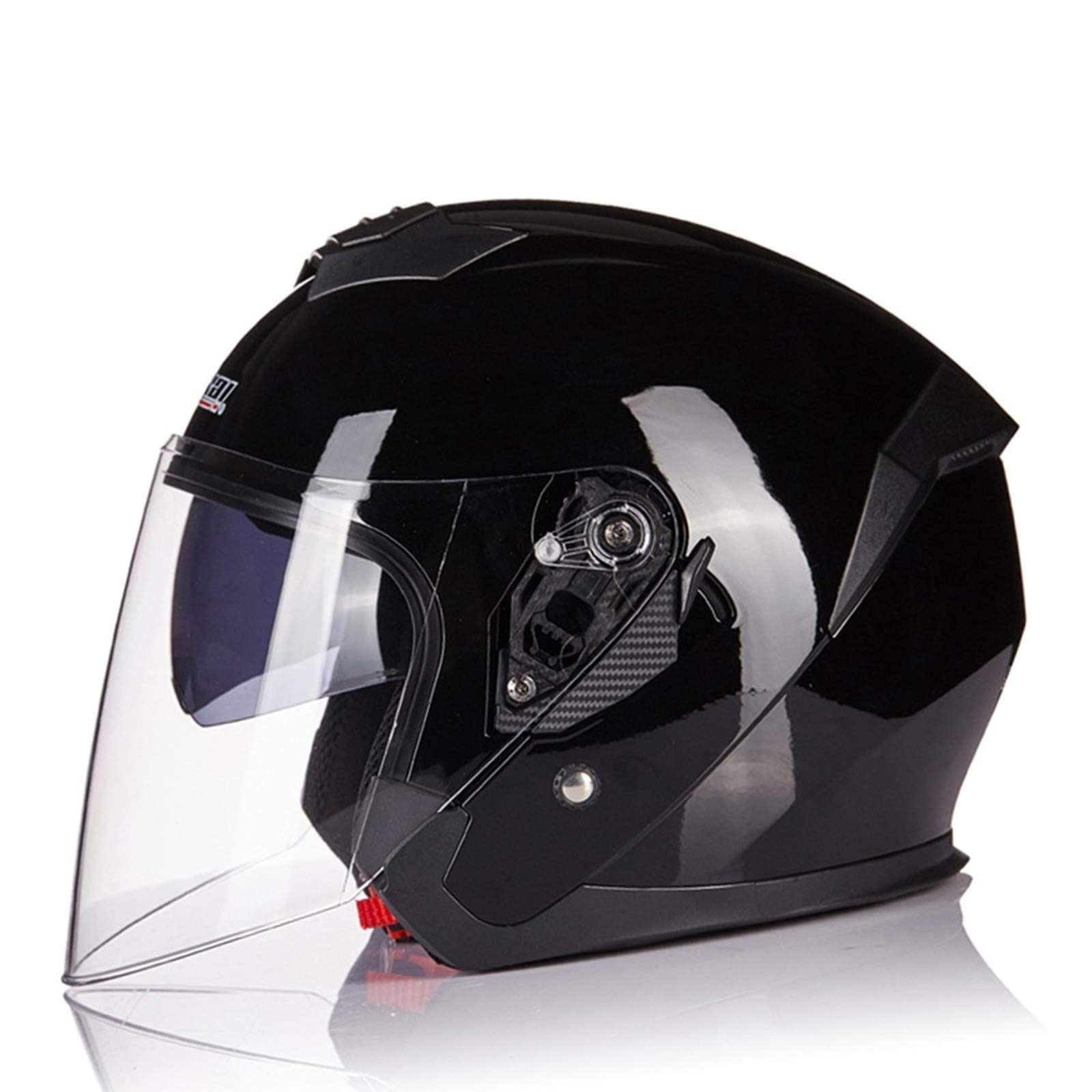 Cascos Protectores para Motocicletas Casco Abierto para Motocicleta Casco de Media Cara para Motocicleta Abs Moto Eléctrica ty Doble Lente Moto Casque Casco Moto para Adultos Hombres Mujer
