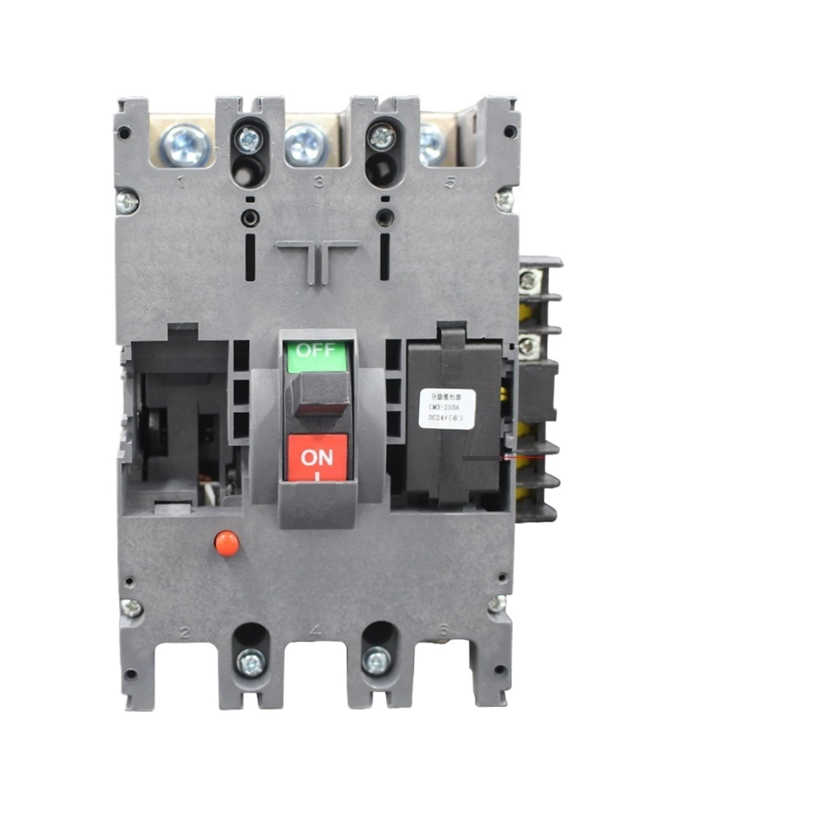 Interruttore automatico magnetotermico 16A 25A 63A 80A 100A 125A 3p con comoda scatola portamoduli già installata sganciatore/contatto ausiliario(60A with contact)