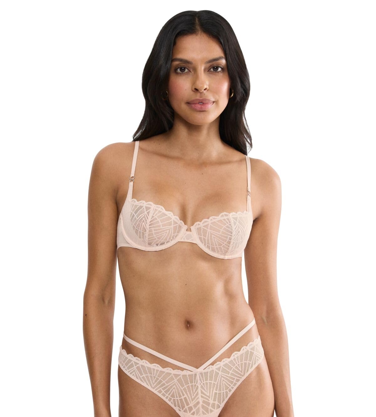 Triumph Women's that Night in Vegas Wh Bra, Porcelain, 34C
