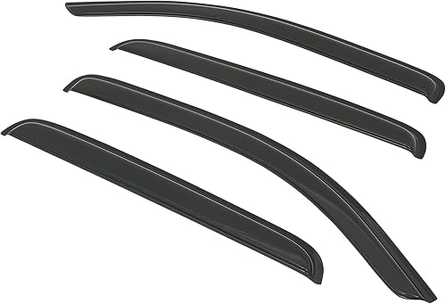 Miniatura 6 de SCITOO Viseras de ventana de montaje exterior, protector de lluvia con deflector de ventana compatible con Toyota 2016-2021 para Tacoma juego de 4