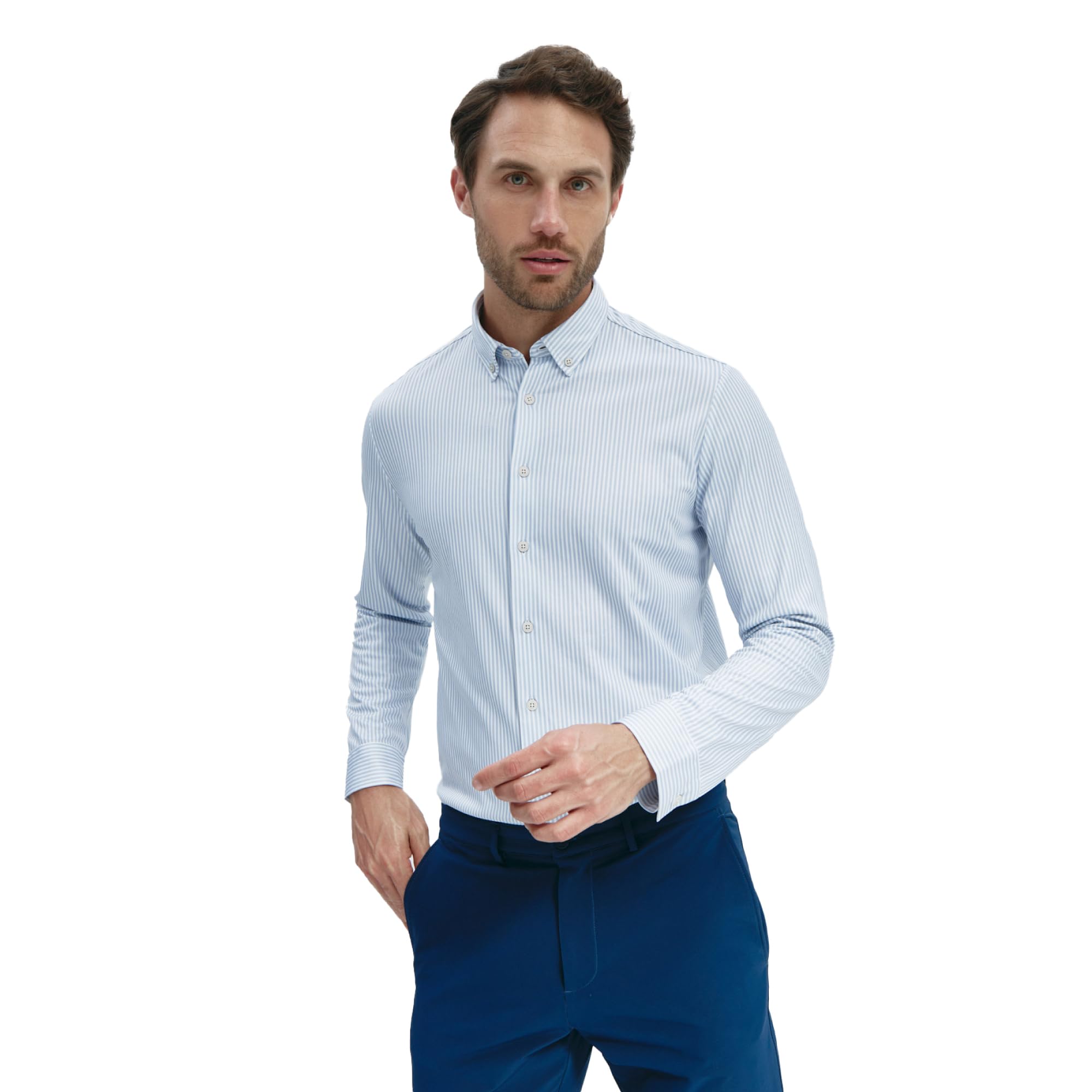 Sepiia Camisa Verano Hombre,Camisas Hombre Estampadas, Camisa Casual Non Iron y Antimanchas