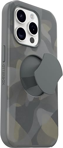 Miniatura 9 de OtterBox Funda OtterGrip Symmetry Series para iPhone 15 Pro (solo en el lugar), agarre integrado, funda elegante, se ajusta a MagSafe, bordes