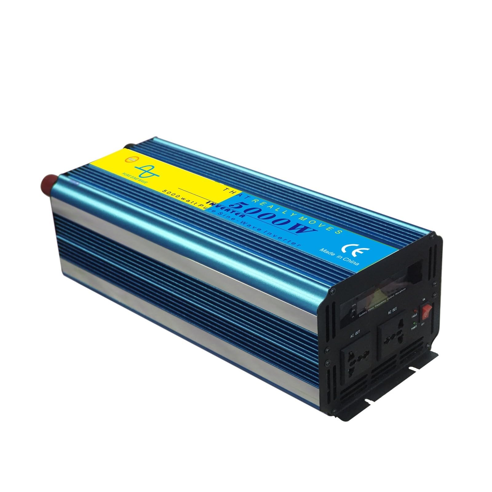 Inversor de Onda sinusoidal de 5000W 12/24/48V a 110/220V (Size : 48V to 220V)