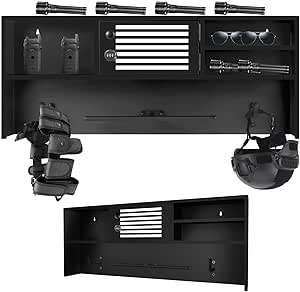 Amazon.com: Police Gear Rack Wall, Heavy Duty Metal Police Vest Hanger ...