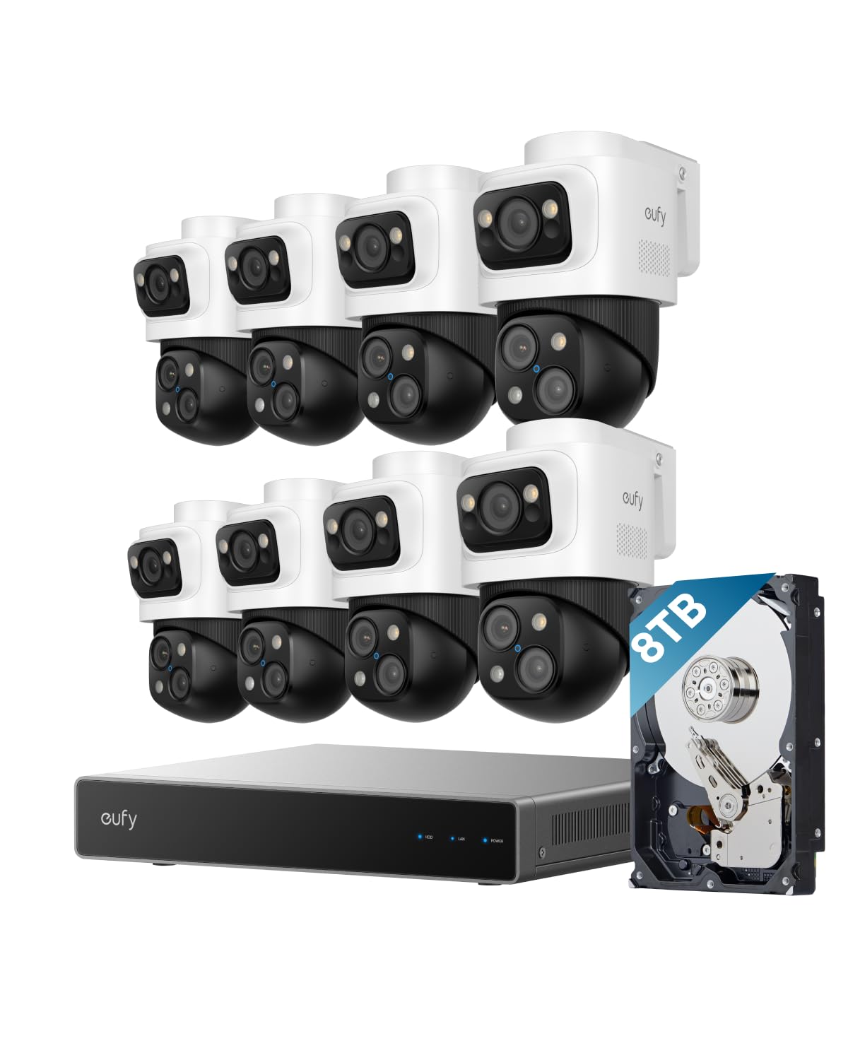 Amazon.com: eufy Security 4K NVR Security Camera System S4 Max, 8