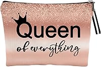 Vista 6 de Bolsa de maquillaje inspirada para mujer, bonita bolsa de cosméticos para amigos y familia, bolsa de aseo de viaje, bolsa de cosméticos portátil