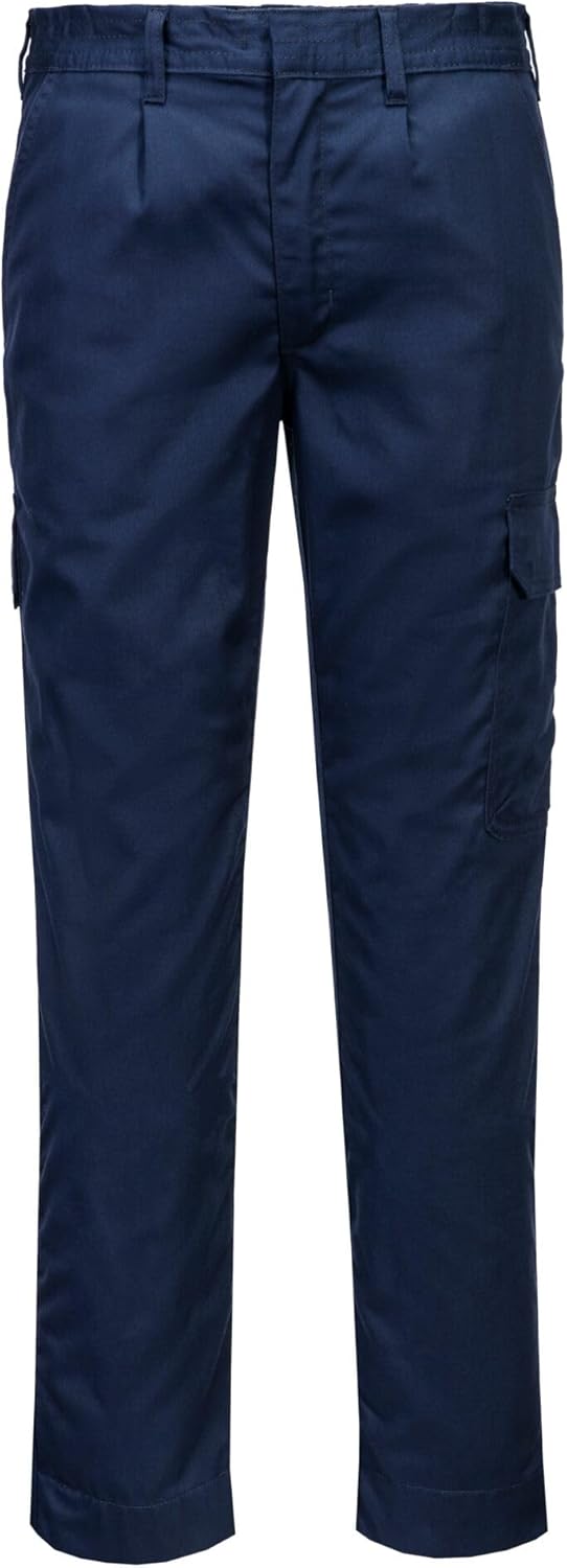 Portwest FR421 Bizflame 88/12 Flame Resistant Work Pants Dual Hazard Protection Lightweight Workwear with Utility Pockets