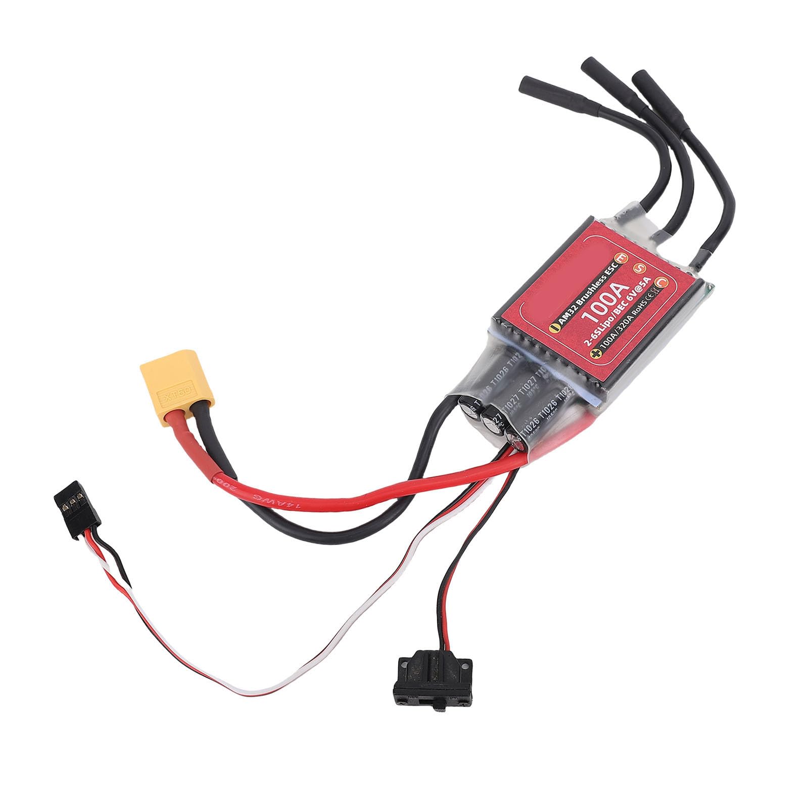 BRRNOO AM32 100A ESC, Regulator Obrotów dla Silników Bezszczotkowych 3650