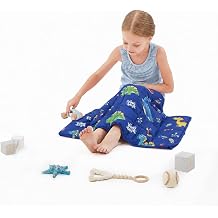 Weighted Blanket - 2 lbs Blue Dinosaur Heavy Blanket- Small Size Breathable Weighted Throw Blanket19 * 21 inches, 2 lbs
