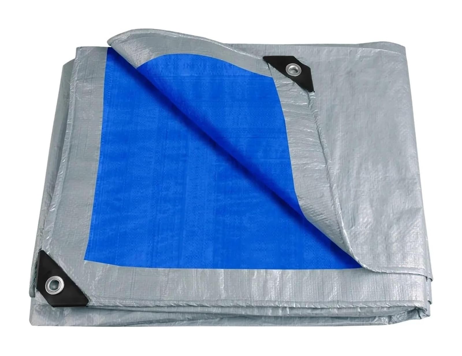 Camping tarpaulin, Thick Tarp Multicolor Multiple Sizes Grommets Camping(Blue,3 * 3.0M)