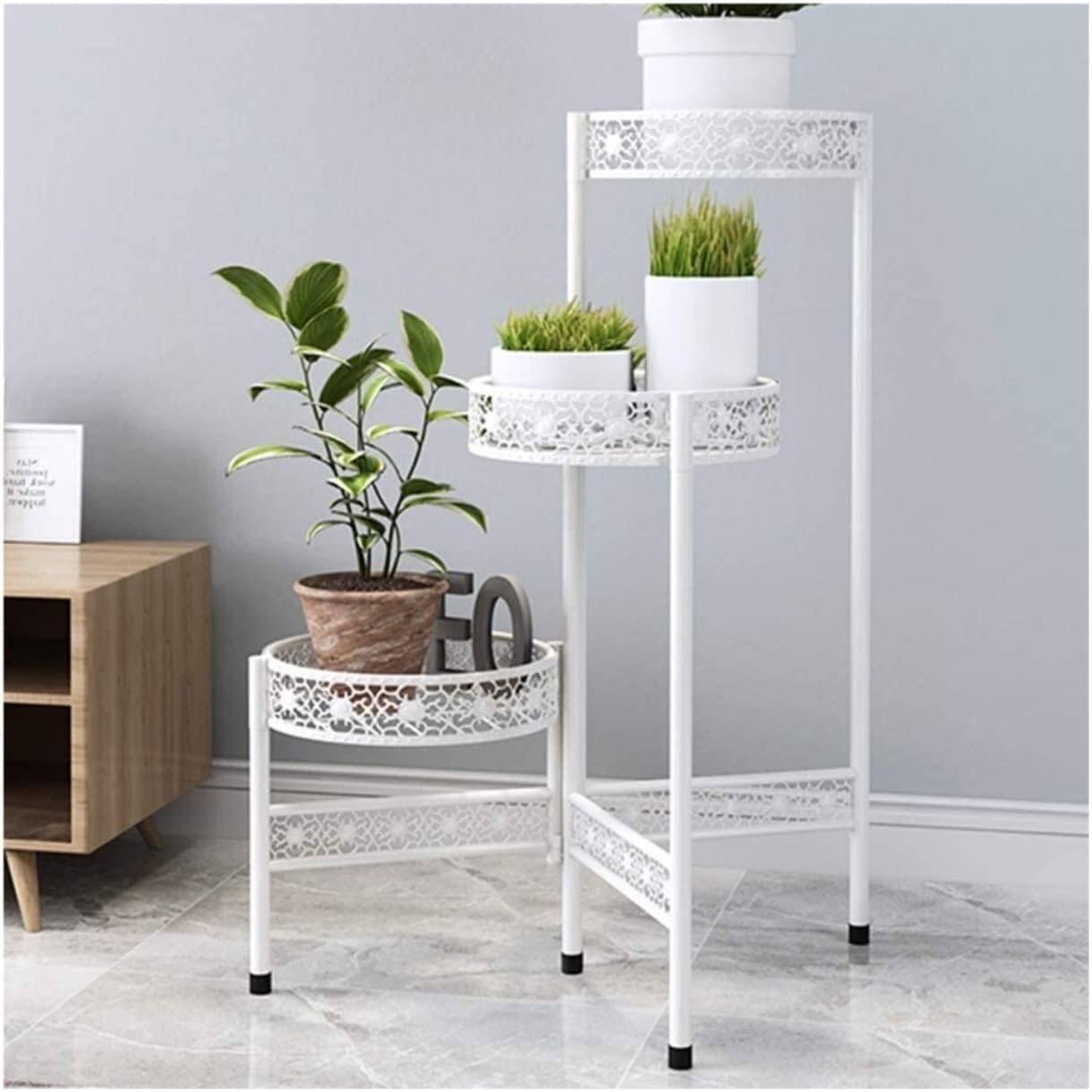 Flower Stand Plant Stand Plant Shelves Iron Folding Flower