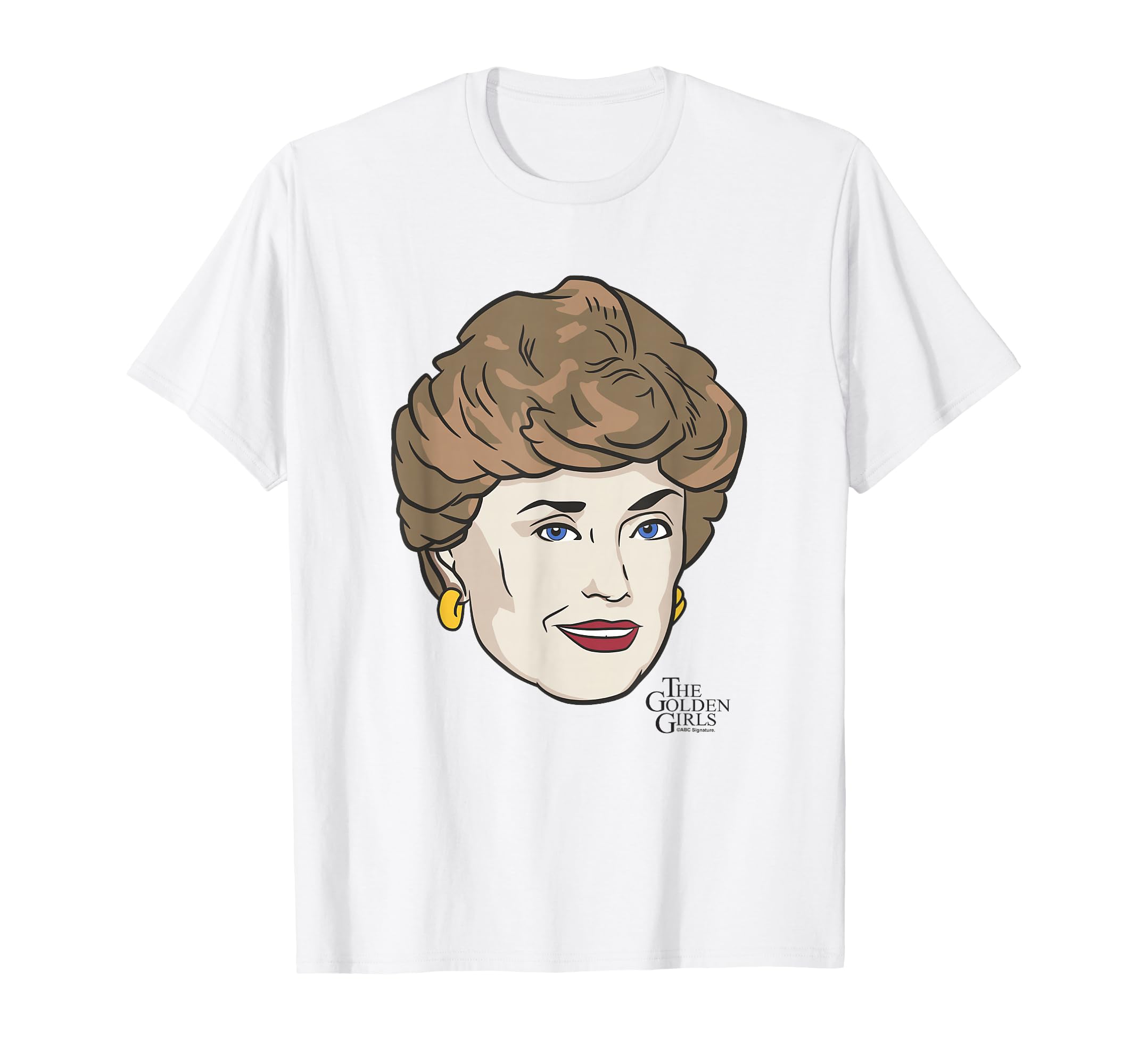 The Golden Girls Iconic Blanche Animated Big Face Portrait T-Shirt