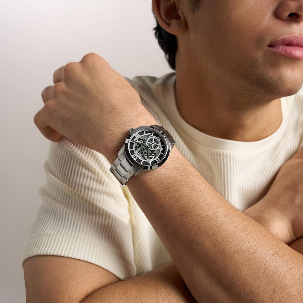 Fossil Orologio da uomo Townsman Big Tic in acciaio inossidabile