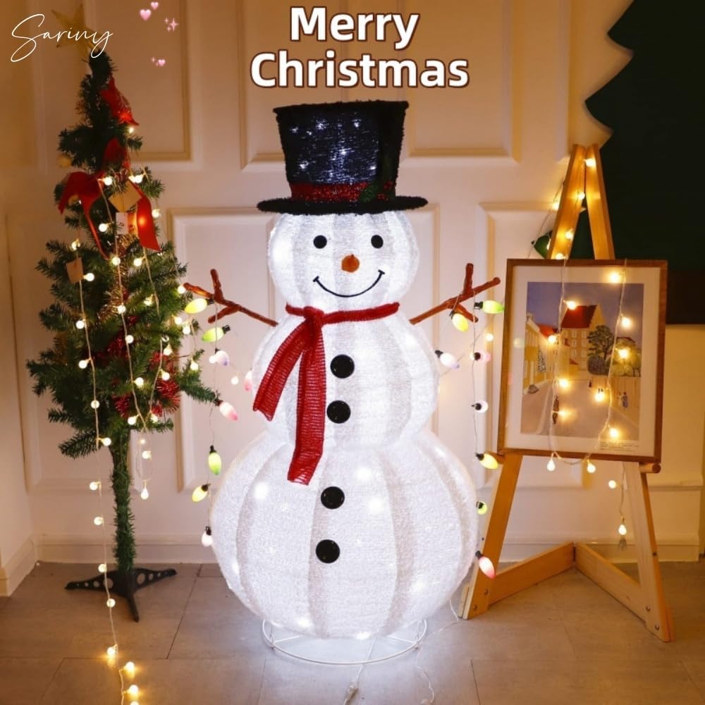 Sariny雪だるま スノーマン モチーフライト サンタ ガーデンライト 高