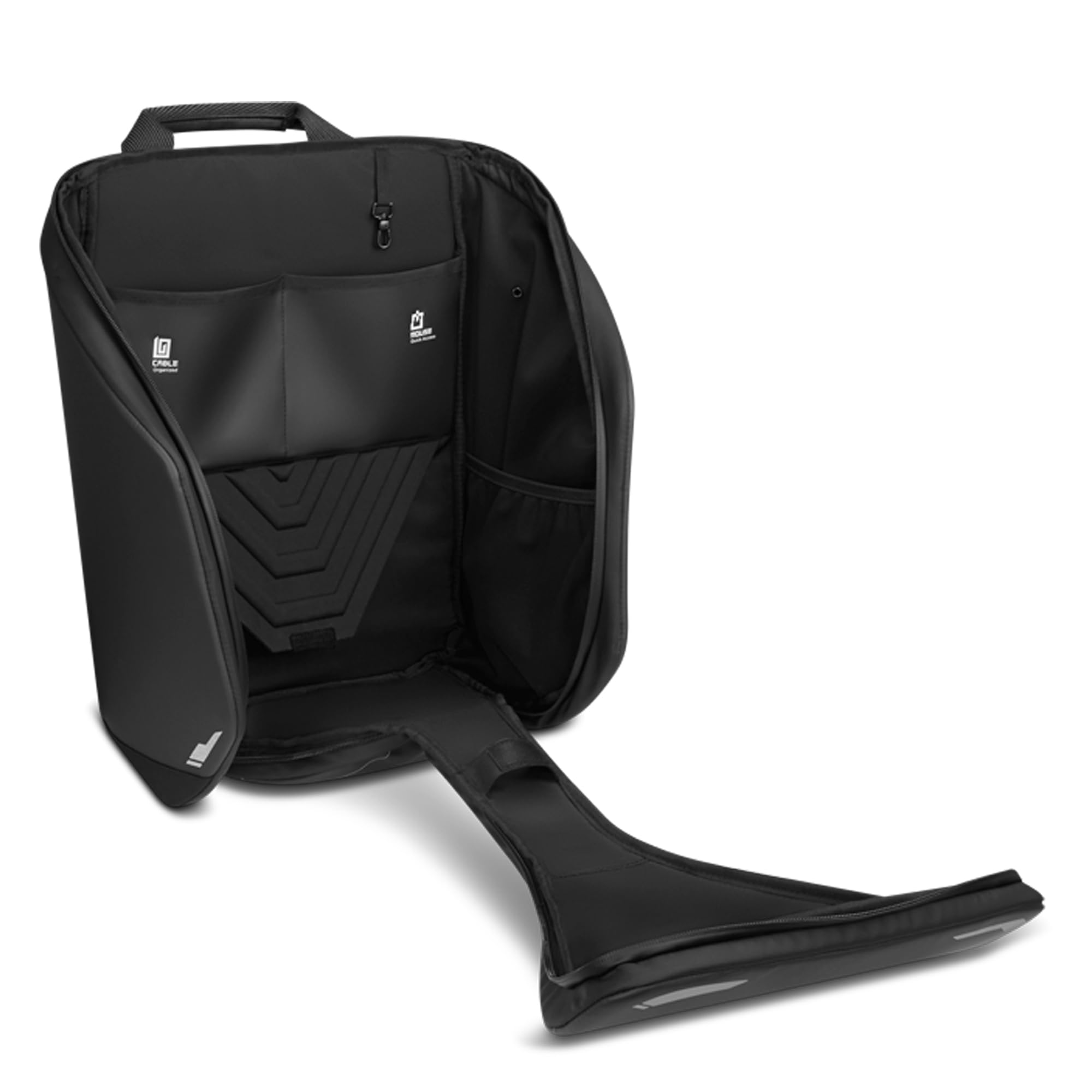 Lenovo Mochila Legion GB900 (Hasta 16", Diseñada para Gaming, Blindada, PU, Resistente al Agua, Esquinas Antigolpes EUDE-FOAM, Compartimento para Tablet, Capacidad 20 litros) Color Negro