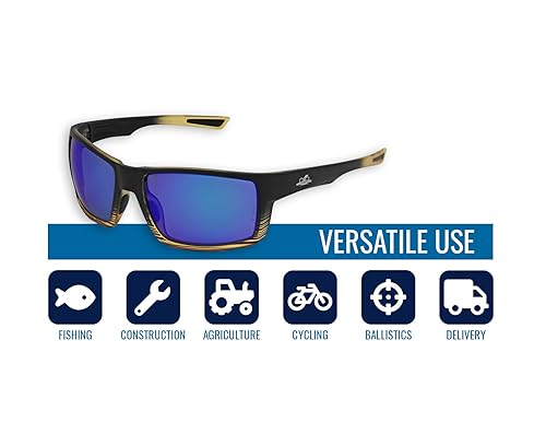 Miniatura 3 de Bullhead Safety Amberjack Anti Fog Safety Glasses, ANSI Z87+ Polycarbonate Protective Eyewear