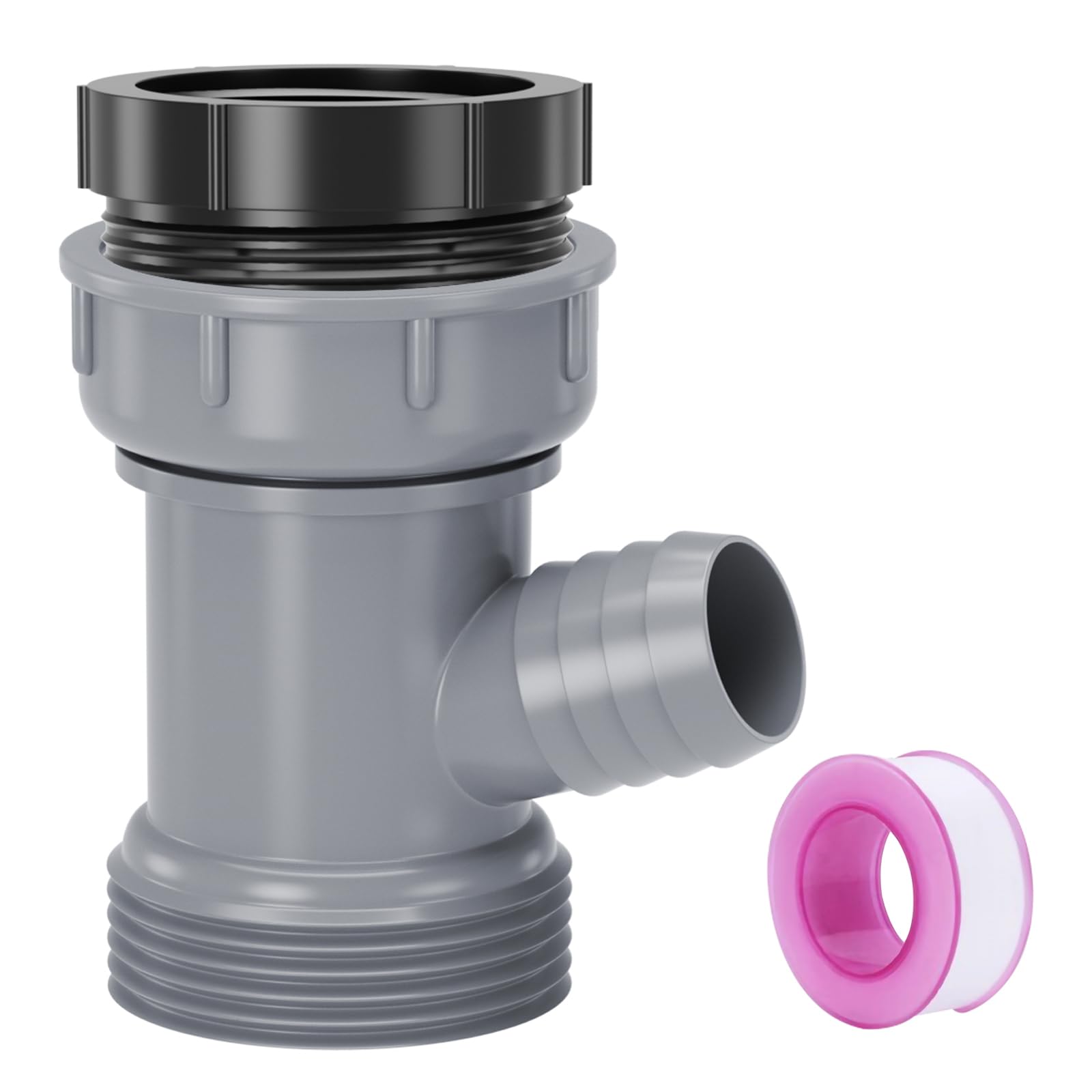 Dishwasher Drain Hose Adapter: Y-Shaped Kitchen Sink Strainer Connector with Male and Female Threaded Waste Outlet for Easy Plumbing Integration