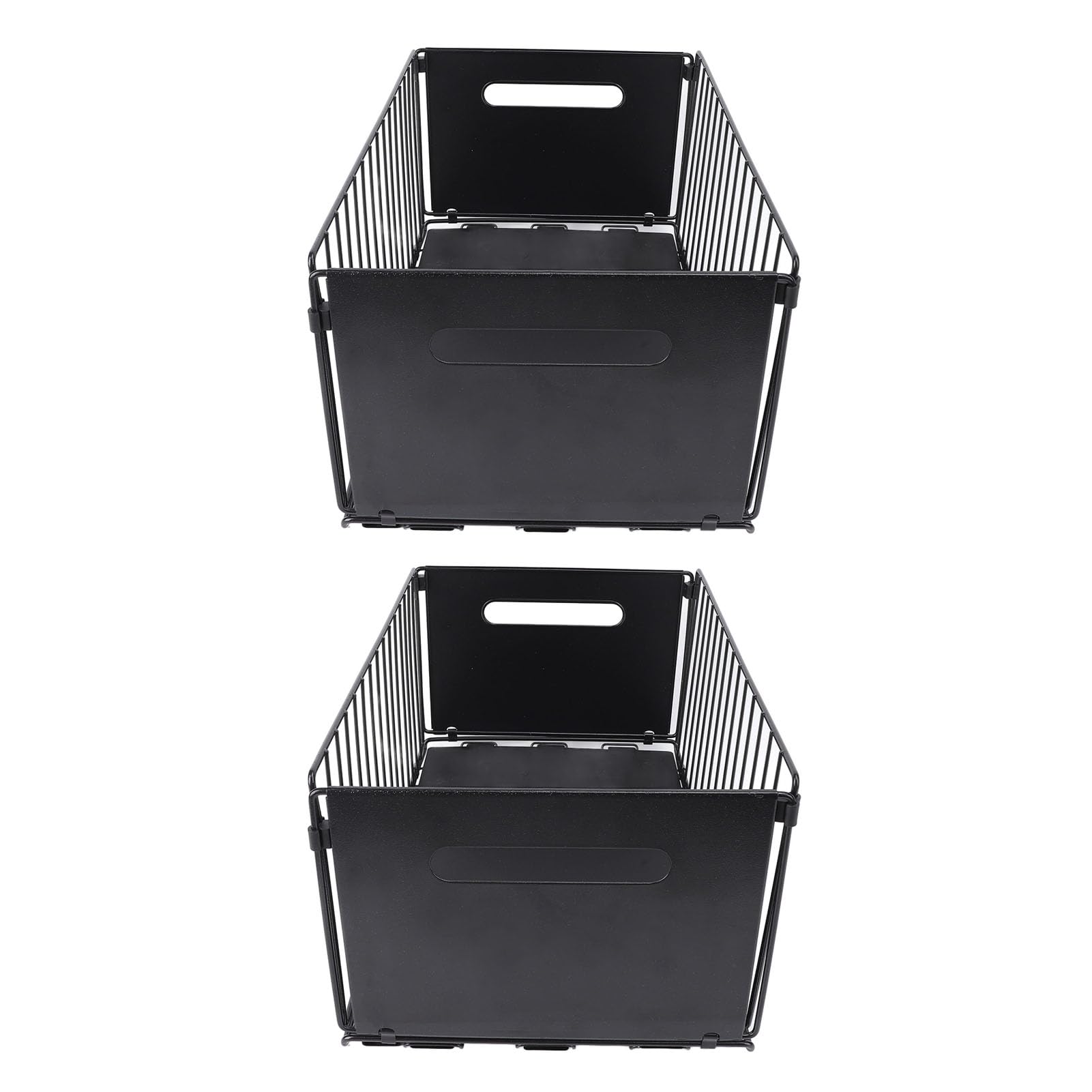 Aramox Pod Zlewem Wyciąganie Organizatora Mocne żelazne Wielofunkcyjna Szafka Szafka z szufladą na 2pcs do Kuchni (Wysoki)